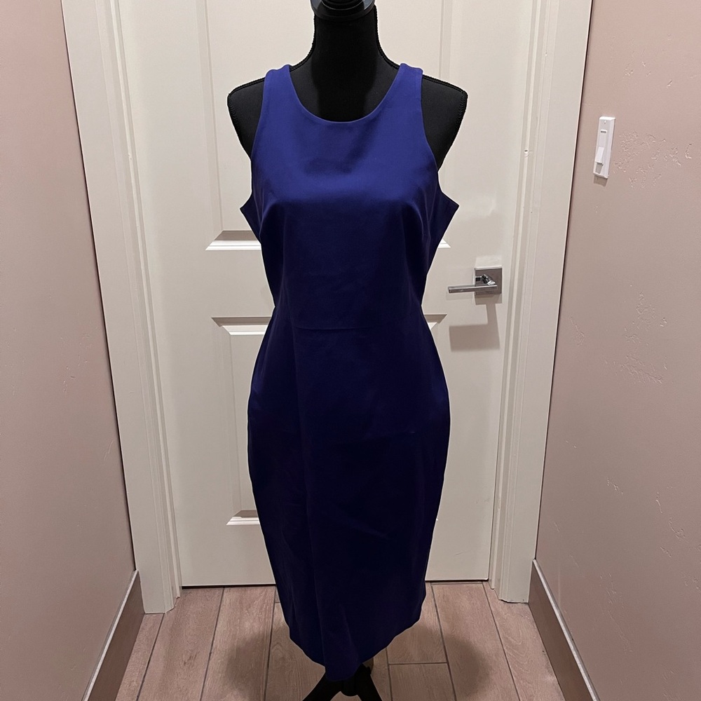 Banana Republic Elegant Purple Midi Dress!